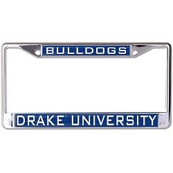 Drake Bulldogs License Plate Frame - Inlaid