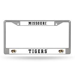 Missouri Tigers License Plate Frame Chrome