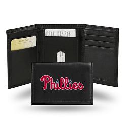Philadelphia Phillies Wallet Trifold Leather Embroidered Alternate
