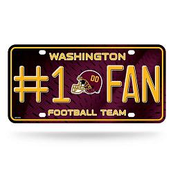 Washington Commanders License Plate #1 Fan