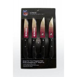 San Francisco 49ers Knife Set Steak 4 Pack