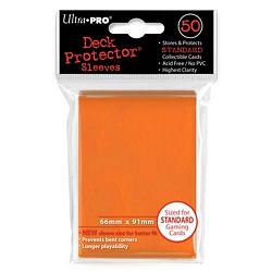 Deck Protectors - Standard Size - Candy Orange - Pack of 50