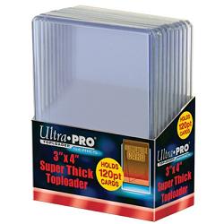 Top Loader - 3"x4" 120pt. (10 per pack) by Ultra Pro