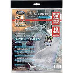 Ultra Pro 9-Pocket Pages Retail pack (10ct)