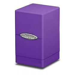 Satin Tower Deck Box - Purple