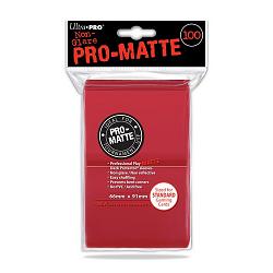 Deck Protectors - Pro-Matte Red (100 per pack)