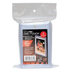 One Touch UV Card Holder Magnetic 35pt - 5 Count Pack