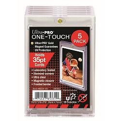 One Touch UV Card Holder Magnetic 35pt - 5 Count Pack