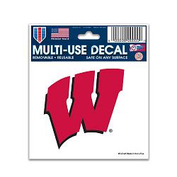 Wisconsin Badgers Decal 3x4 Multi Use