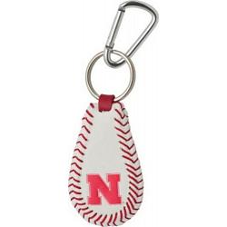 Nebraska Cornhuskers Keychain Classic Baseball CO