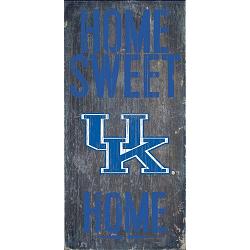 Kentucky Wildcats Wood Sign - Home Sweet Home 6"x12"