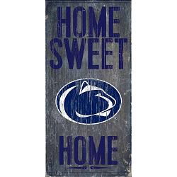 Penn State Nittany Lions Wood Sign - Home Sweet Home 6"x12"
