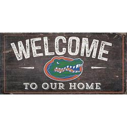 Florida Gators Sign Wood 6x12 Welcome To Our Home Design