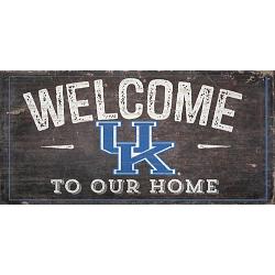 Kentucky Wildcats Sign Wood 6x12 Welcome To Our Home Design