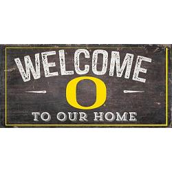 Oregon Ducks Sign Wood 6x12 Welcome To Our Home Design