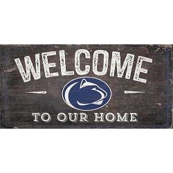 Penn State Nittany Lions Sign Wood 6x12 Welcome To Our Home Design