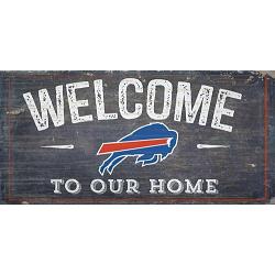 Buffalo Bills Sign Wood 6x12 Welcome To Our Home Design