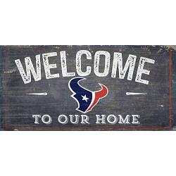 Houston Texans Sign Wood 6x12 Welcome To Our Home Design