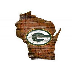 Green Bay Packers Wood Sign - State Wall Art