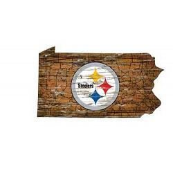 Pittsburgh Steelers Wood Sign - State Wall Art