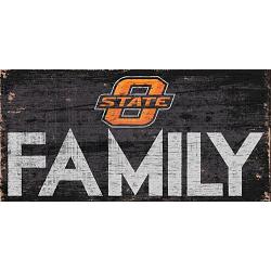 Oklahoma State Cowboys Sign Wood 12x6 Family Design