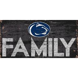 Penn State Nittany Lions Sign Wood 12x6 Family Design