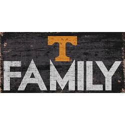 Tennessee Volunteers Sign Wood 12x6 Family Design