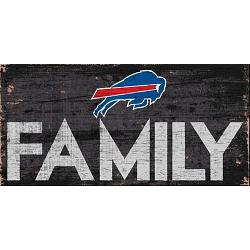 Buffalo Bills Sign Wood 12x6 Family Design