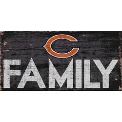 Chicago Bears Sign Wood 12x6 Family Design