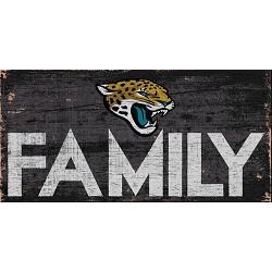 Jacksonville Jaguars Sign Wood 12x6 Family Design