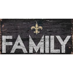 New Orleans Saints Sign Wood 12x6 Family Design