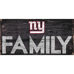 New York Giants Sign Wood 12x6 Family Design