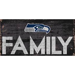 Seattle Seahawks Sign Wood 12x6 Family Design