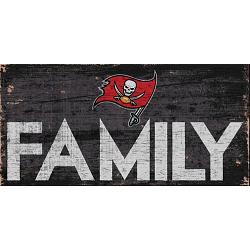 Tampa Bay Buccaneers Sign Wood 12x6 Family Design