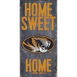 Missouri Tigers Wood Sign - Home Sweet Home 6x12