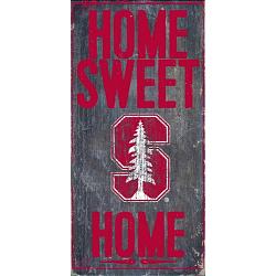 Stanford Cardinal Wood Sign - Home Sweet Home 6x12