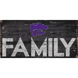 Kansas State Wildcats Sign Wood 12x6 Family Design