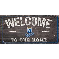 Kansas City Royals Sign Wood 6x12 Welcome To Our Home Design