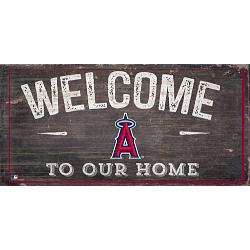 Los Angeles Angels Sign Wood 6x12 Welcome To Our Home Design