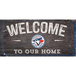 Toronto Blue Jays Sign Wood 6x12 Welcome To Our Home Design