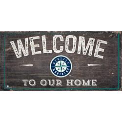 Seattle Mariners Sign Wood 6x12 Welcome To Our Home Design