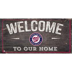 Washington Nationals Sign Wood 6x12 Welcome To Our Home Design