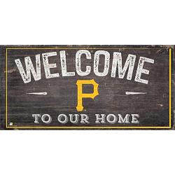 Pittsburgh Pirates Sign Wood 6x12 Welcome To Our Home Design