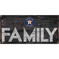 Houston Astros Sign Wood 12x6 Family Design