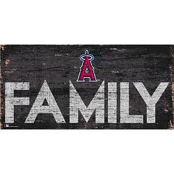 Los Angeles Angels Sign Wood 12x6 Family Design