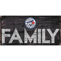 Toronto Blue Jays Sign Wood 12x6 Family Design