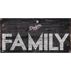 Los Angeles Dodgers Sign Wood 12x6 Family Design