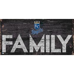 Kansas City Royals Sign Wood 12x6 Family Design