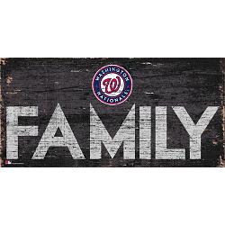 Washington Nationals Sign Wood 12x6 Family Design