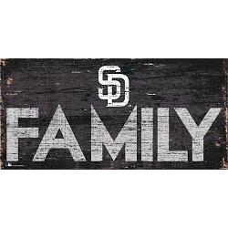 San Diego Padres Sign Wood 12x6 Family Design
